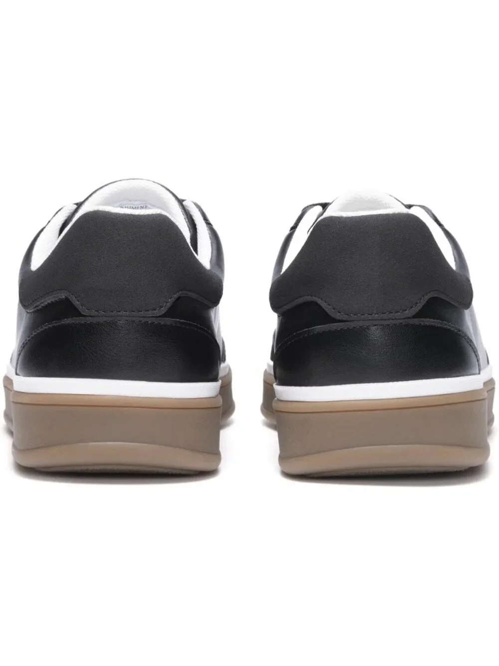 Men's Black Faux Suede Rubber Casual Comfortable Business Fashion Sneakers